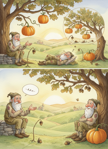 The Acorn and the Pumpkin
