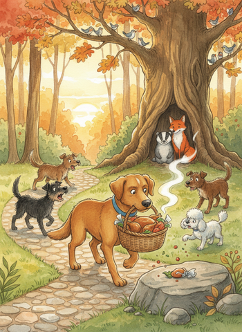 The Dog Who Carried His Master's Dinner