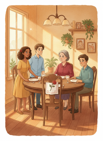 The Empty Chair at Sunday Dinner