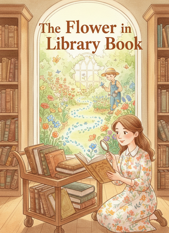 The Flower in the Library Book
