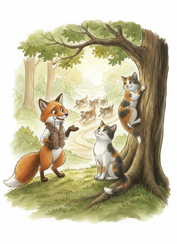 The Fox and the Cat