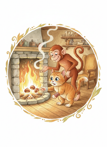 The Monkey and the Cat
