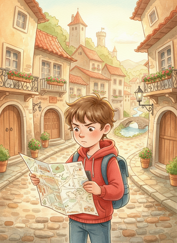 The Paper Map of the Old Town