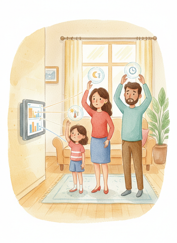 The Thermostat Three People Share